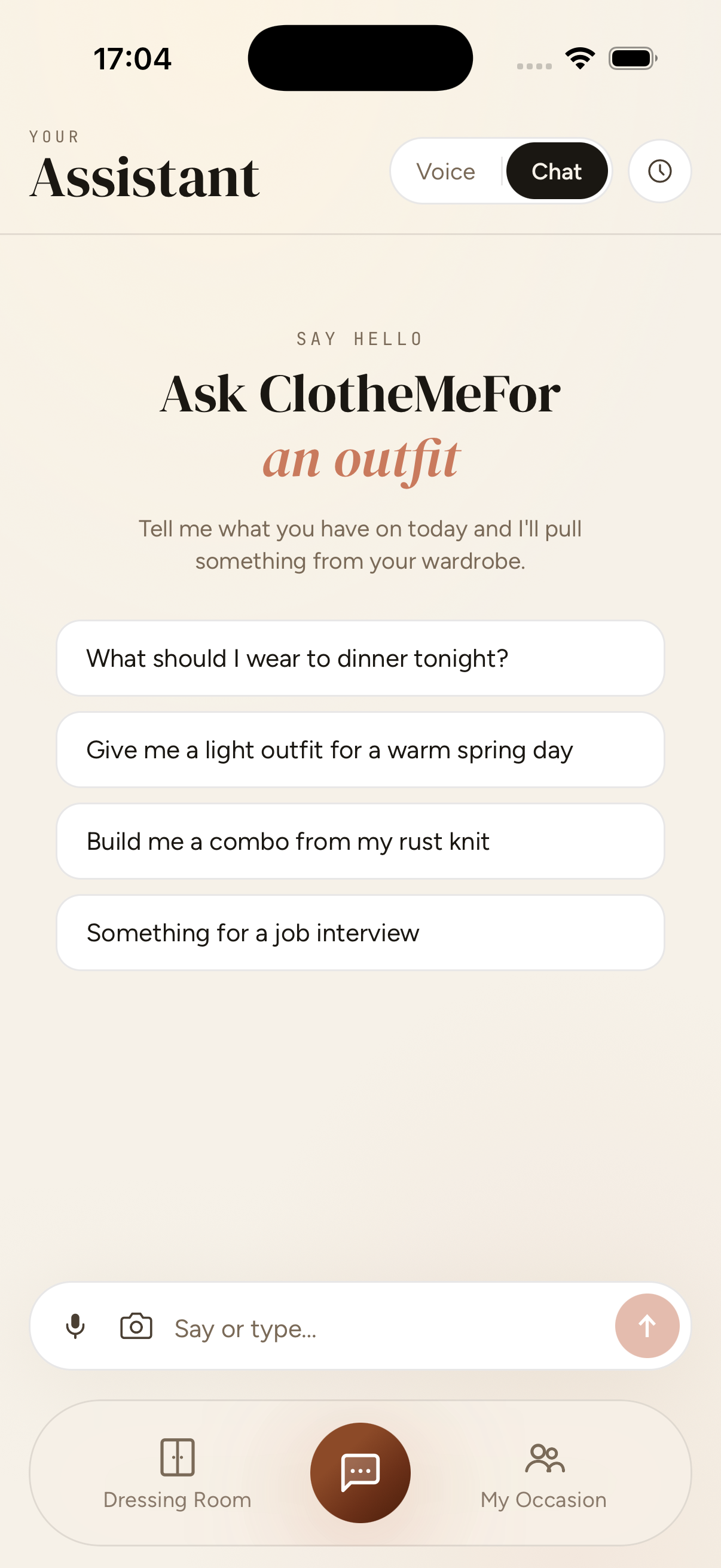 Chat assistant